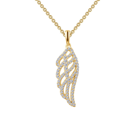 angel wing pendant necklace 1