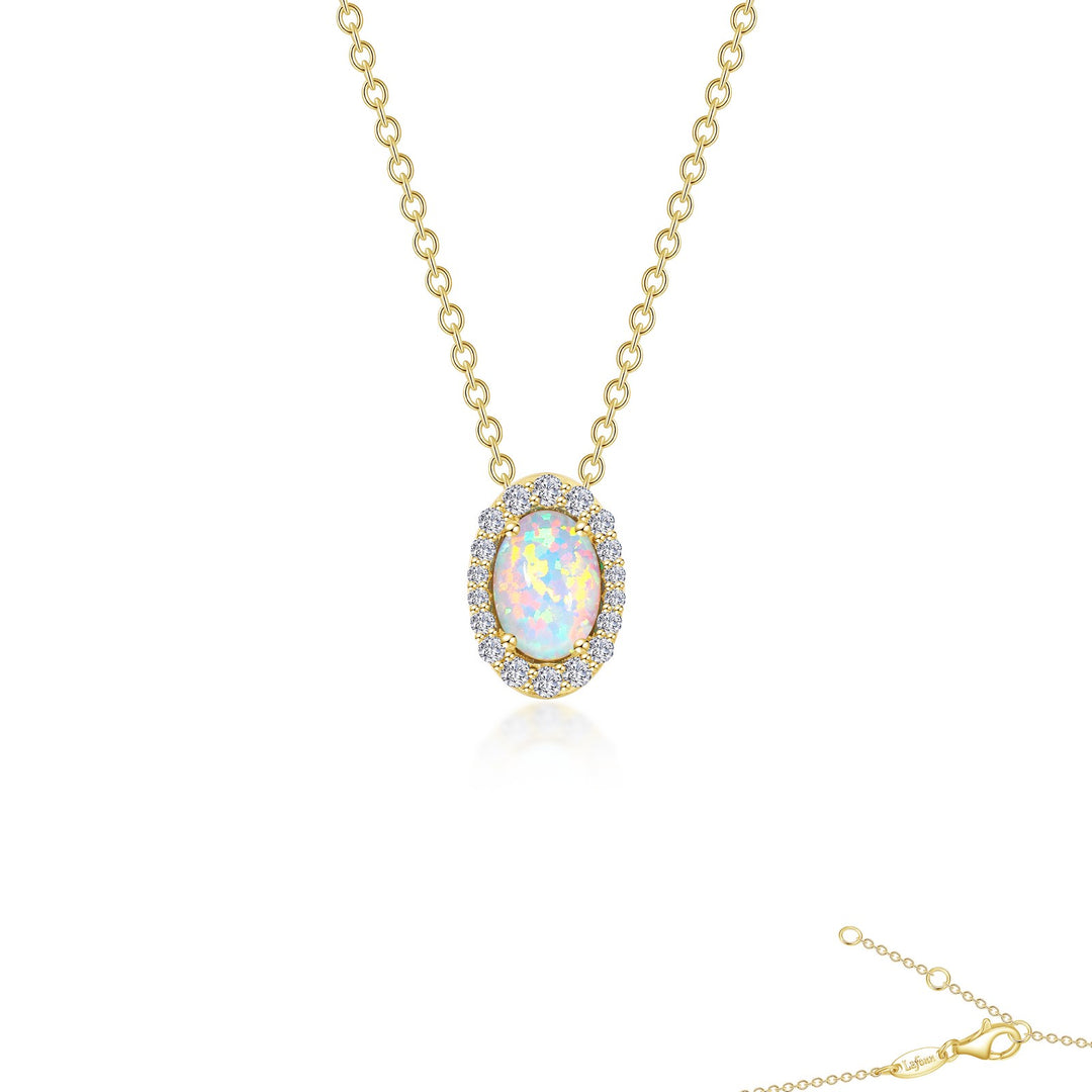 vintage inspired halo necklace 2