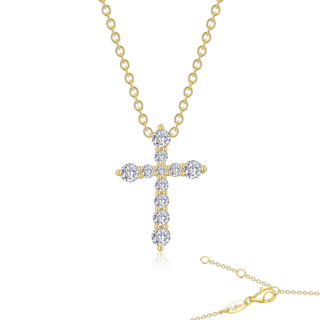 0 67 ctw cross pendant necklace 1