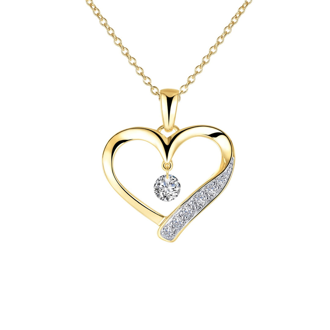 open heart pendant necklace 1