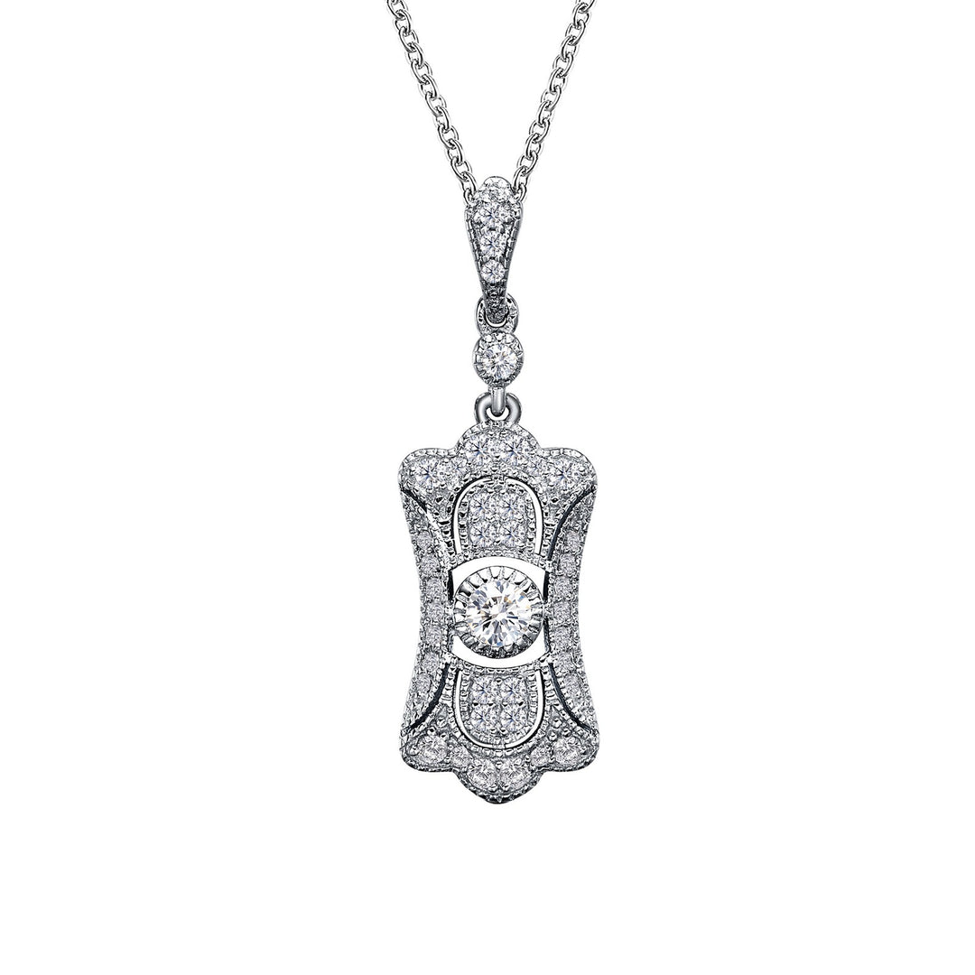 art deco inspired pendant necklace 1