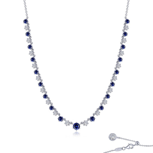 4 91 ctw graduated tennis choker necklace