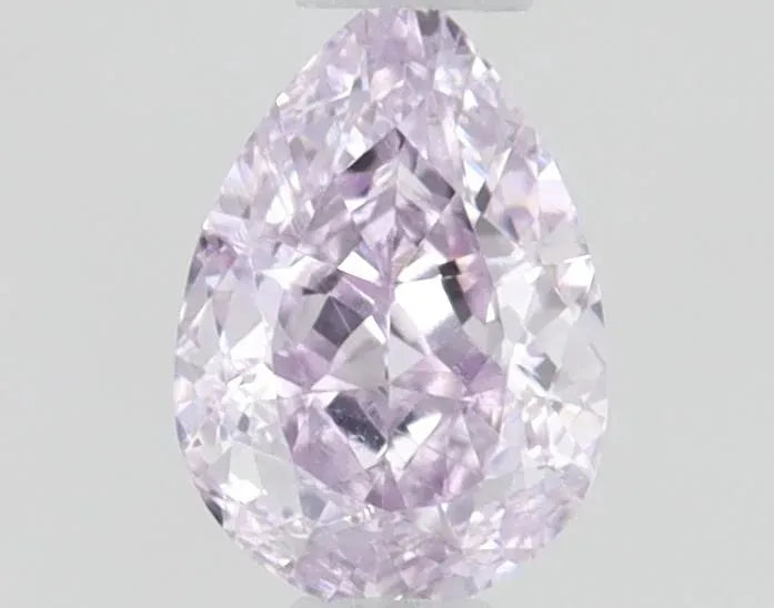 0.15ct Pear Natural Diamond (Colour Fancy Pinkish Purple, Clarity VVS1, GIA Certified)