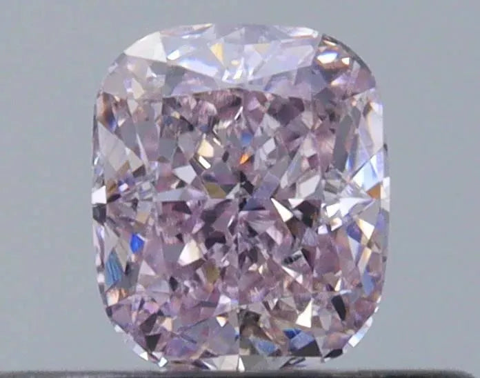 0.27ct Cushion brilliant Natural Diamond (Colour Fancy Light Purplish Pink, Clarity VS1, Cut EX, GIA Certified)