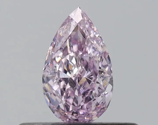 0.29ct Pear Natural Diamond (Colour Fancy Pinkish Purple, Clarity VS1, Cut EX, GIA Certified)