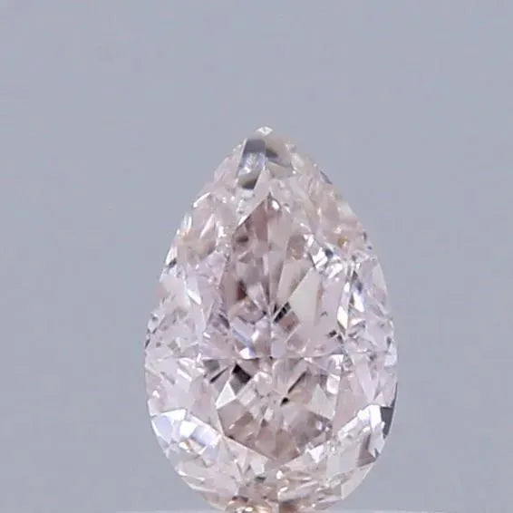 0.36ct Pear Natural Diamond (Colour Light Pink, Clarity VS2, GIA Certified)