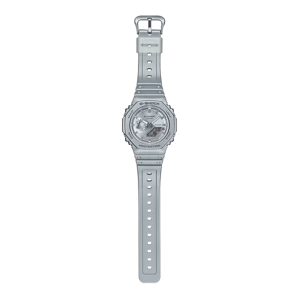 G-Shock GA2100FF-8A Retro Futuristic Metallic Silver Casioak G-Shock GA2100FF-8A Retro Futuristic Metallic Silver Casioak