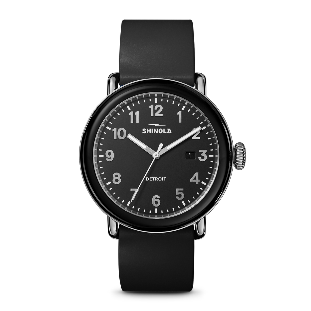 Shinola Detrola Watch S0120307640-1-Blk-41-USA