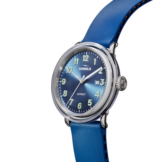 Shinola Detrola Watch S0120307643-1-DenimBlu-41-USA