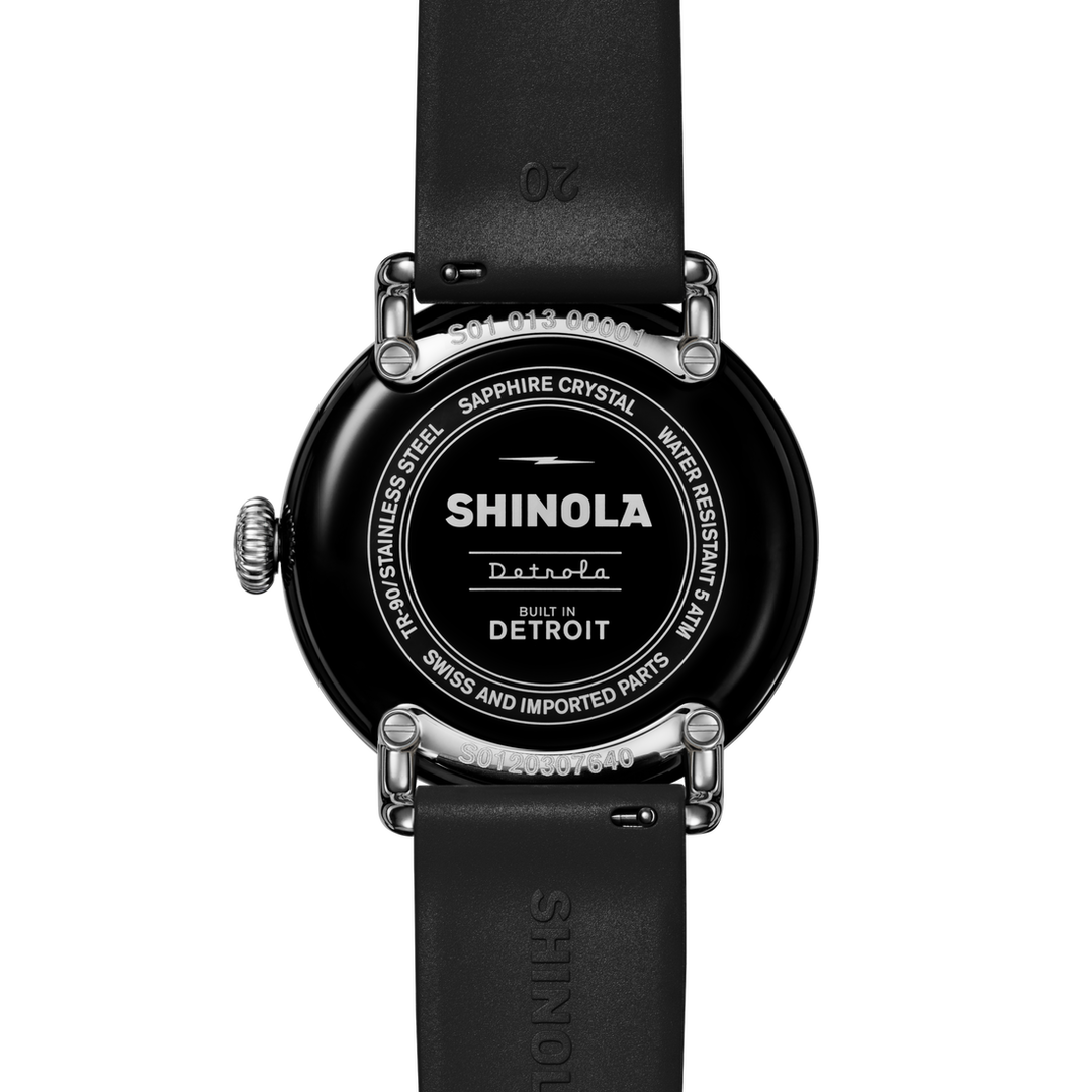 Shinola Detrola Watch S0120307640-1-Blk-41-USA