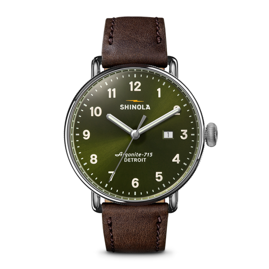 Shinola Vinton Watch S0120307786-1-DkOlv-43-USA