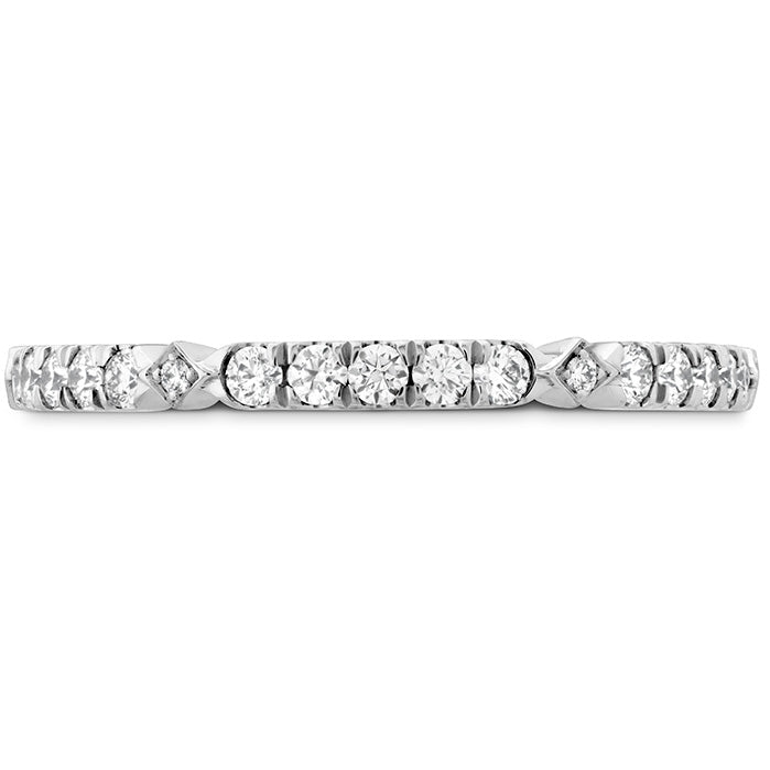 0.25 ctw. Cali Chic Diamond Accent Band in 18K White Gold