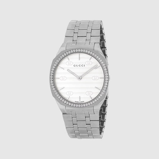 Gucci 25H watch, 34mm YA163401