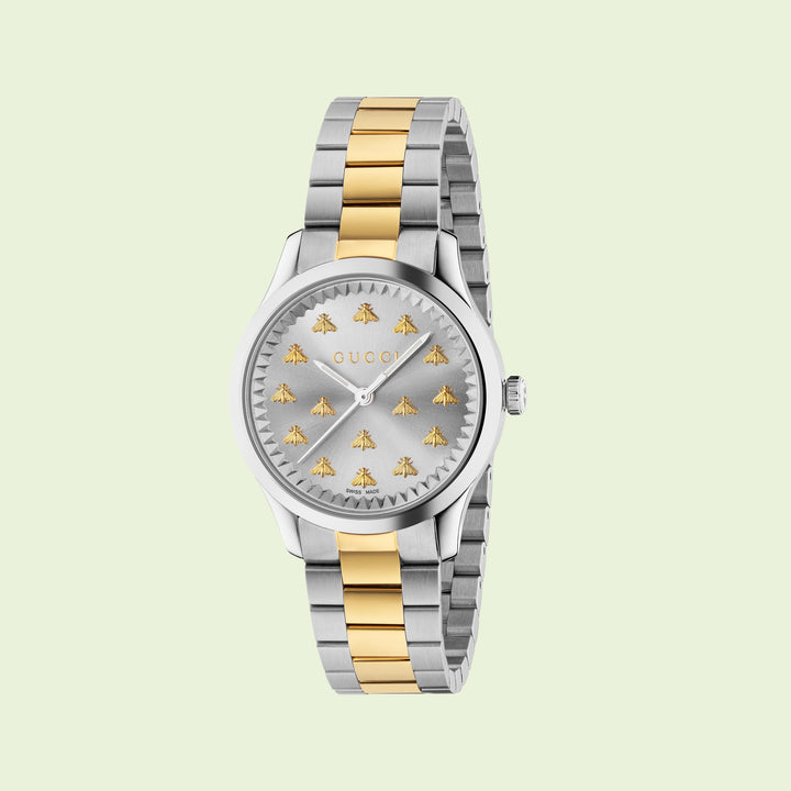 G-Timeless watch with bees, 32 mm