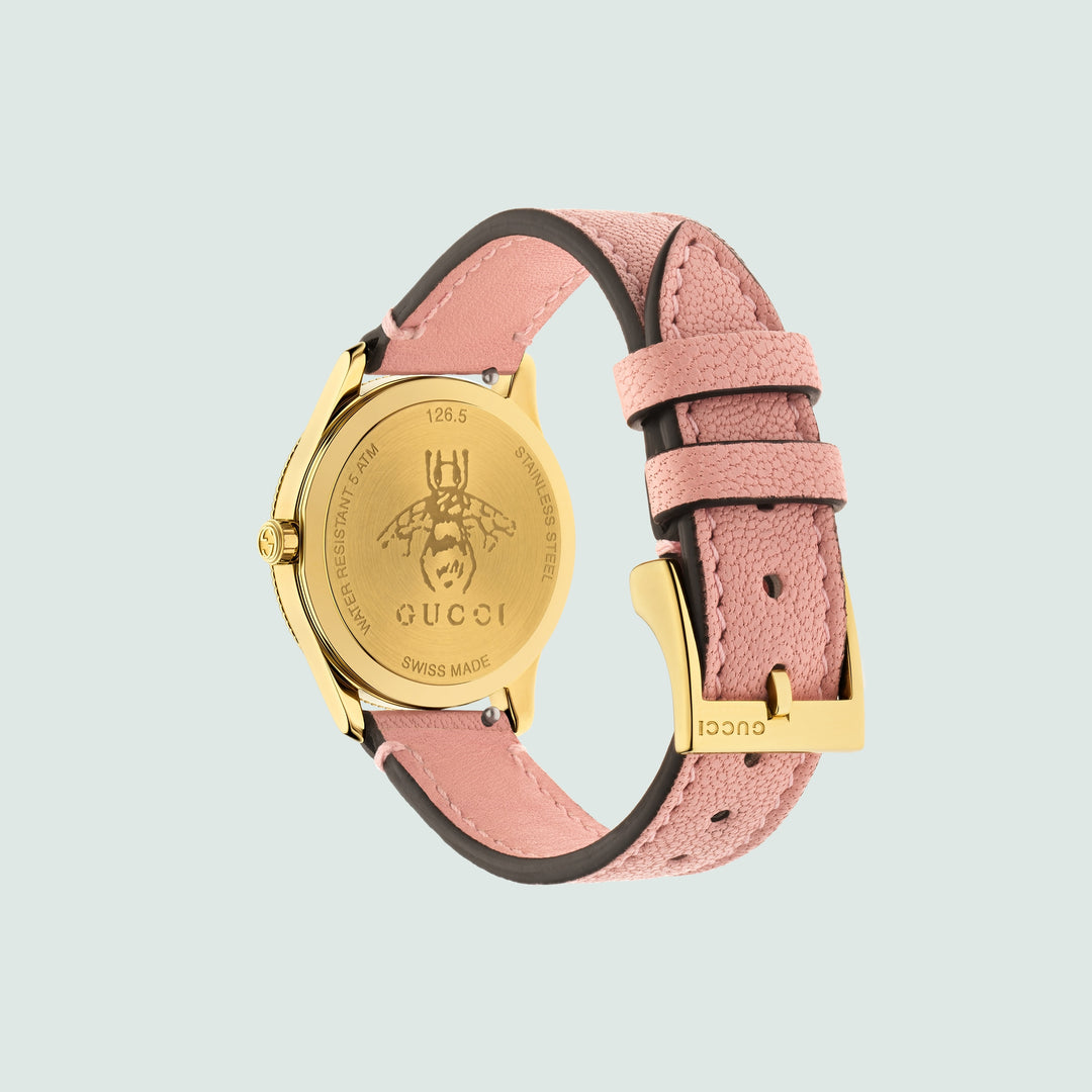 G-Timeless watch with bee, 29 mm