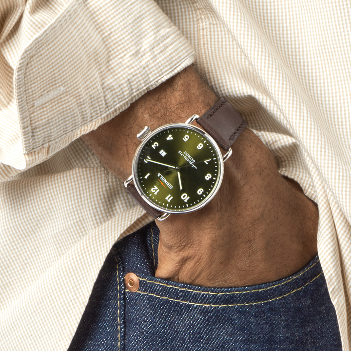 Shinola Vinton Watch S0120307786-1-DkOlv-43-USA