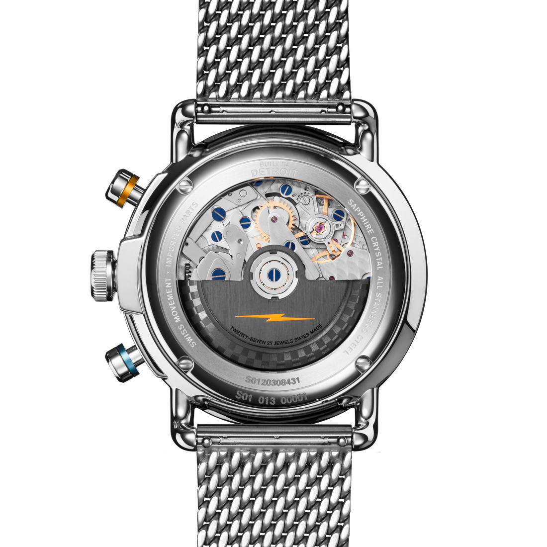 Shinola Canfield Speedway Open Road Automatic Chronograph Watch S0120308430-1-MdntBlu-44-USA