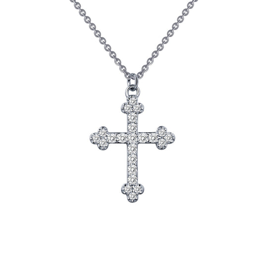 0 35 ctw cross necklace