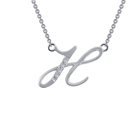 letter h pendant necklace 1