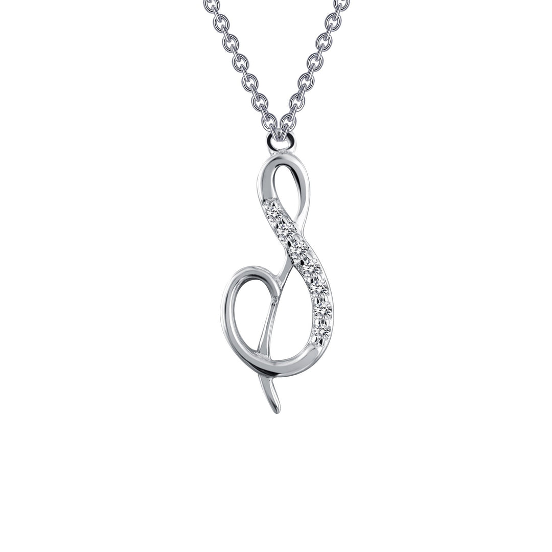 Letter S Pendant Necklace