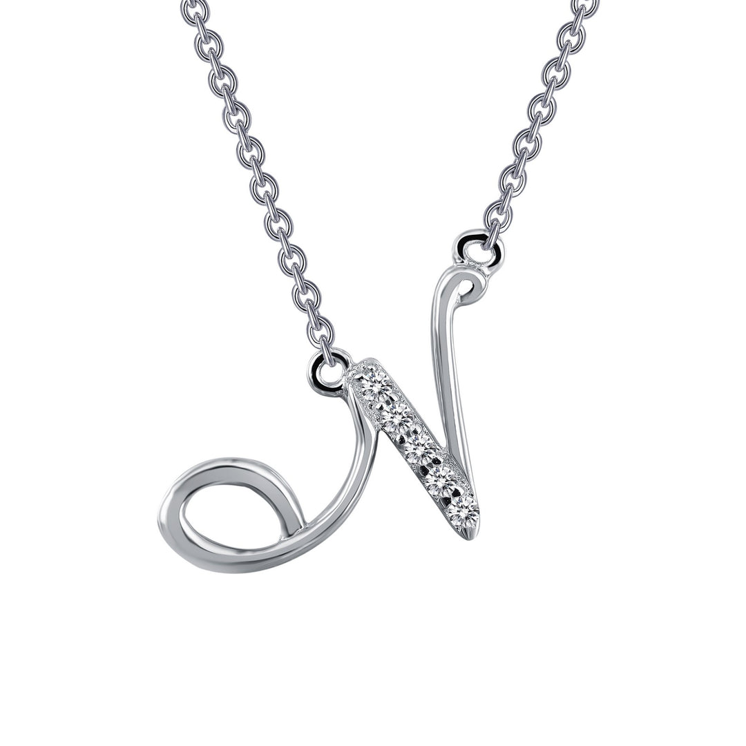 letter n pendant necklace 1