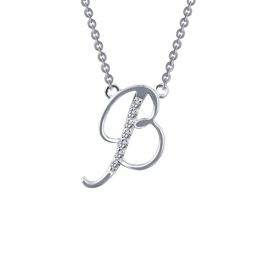 letter b pendant necklace 1