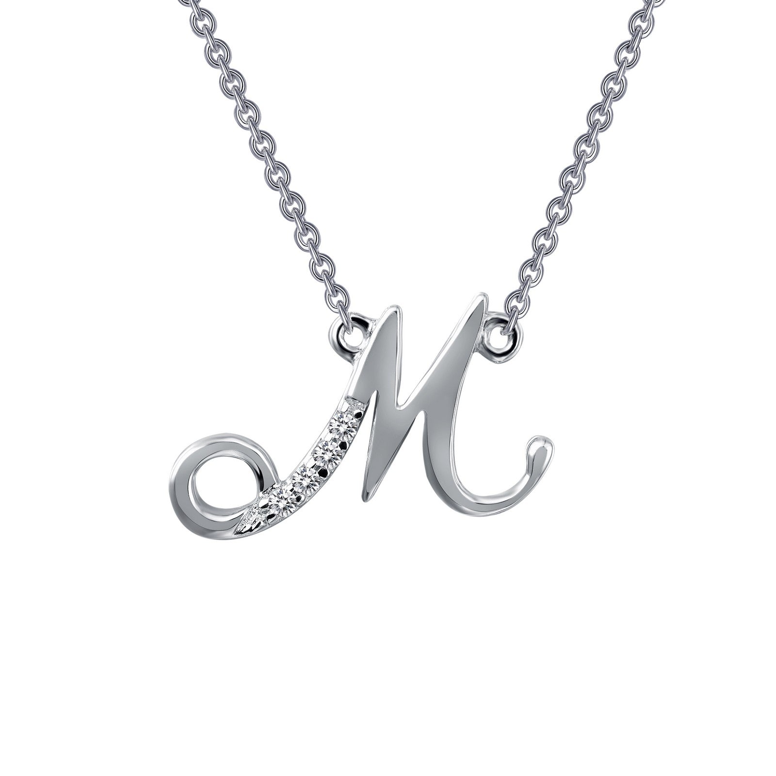 letter m pendant necklace 1