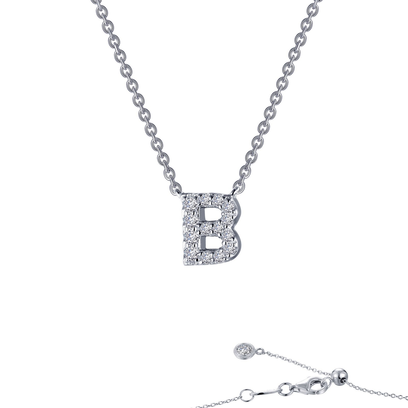 letter b pendant necklace