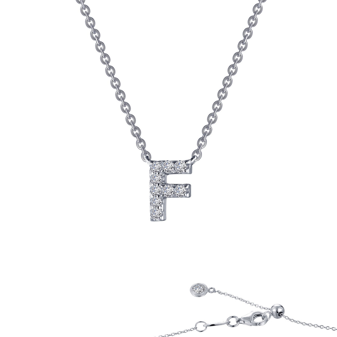 Letter F Pendant Necklace