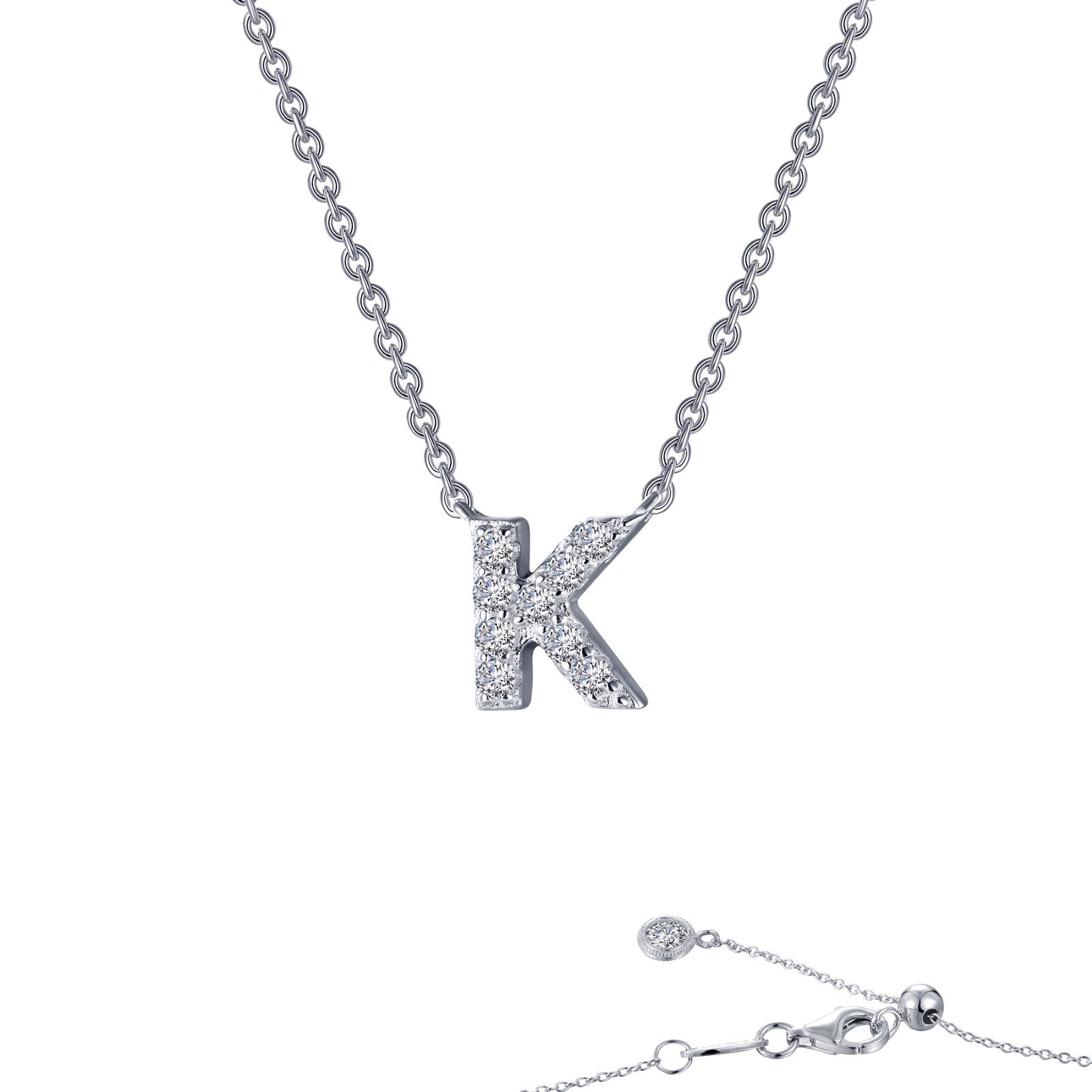 letter k pendant necklace