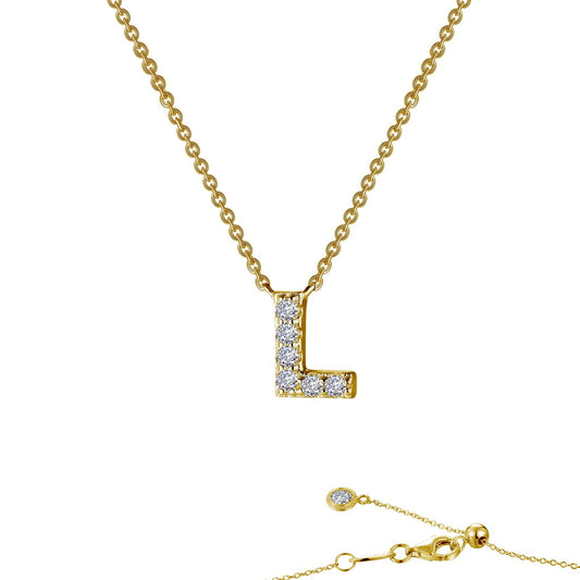 letter l pendant necklace 2