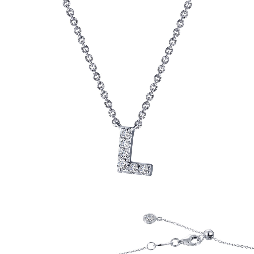 letter l pendant necklace