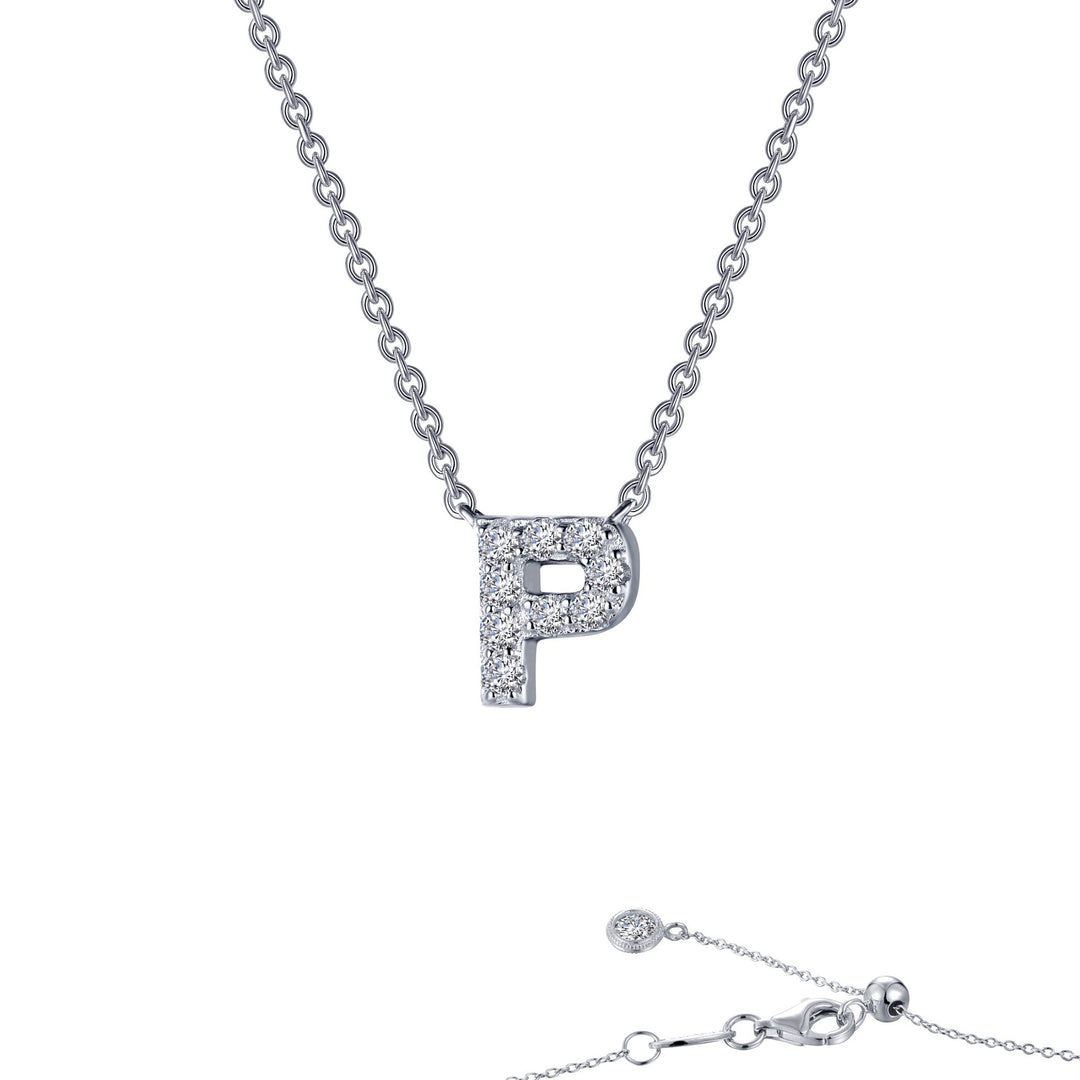letter p pendant necklace