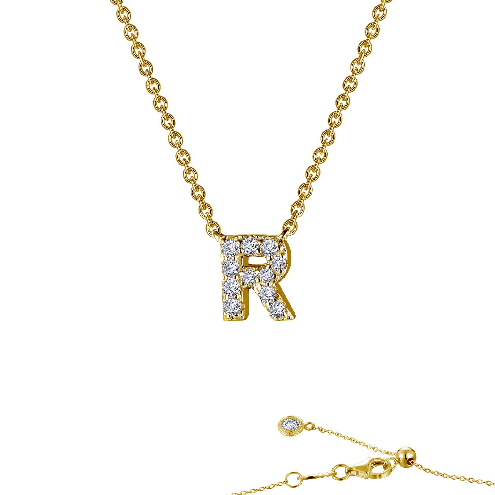 letter r pendant necklace 2