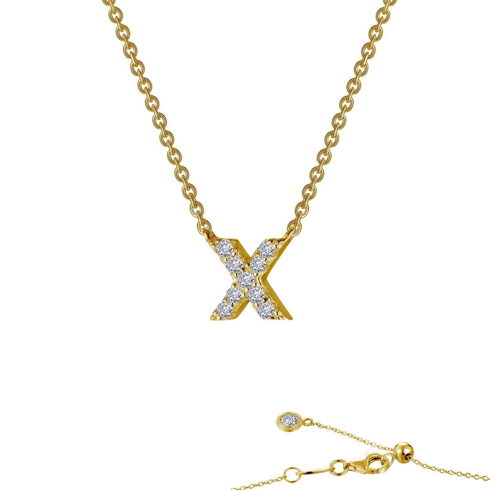 letter x pendant necklace 1