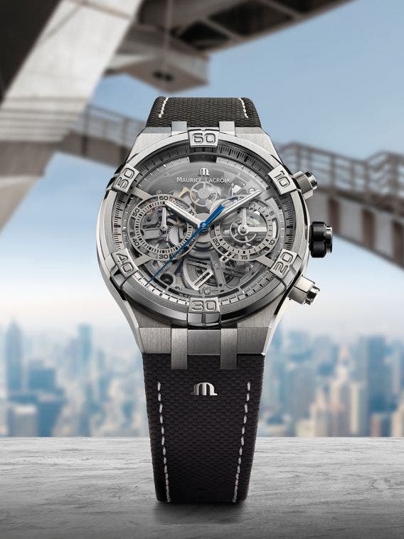 AIKON Chronograph Skeleton 44mm