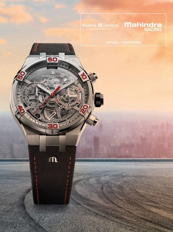 AIKON Chronograph Skeleton Automatic Special Edition Mahindra Racing