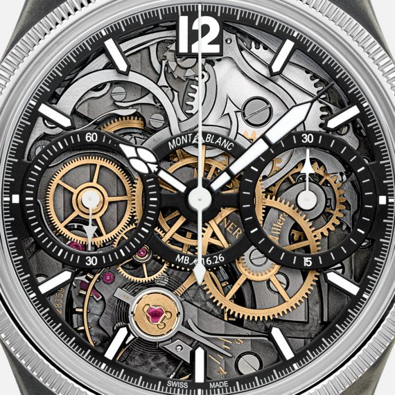 Montblanc 1858 The Unveiled Secret Minerva Monopusher Chronograph Limited Edition - 88 pieces