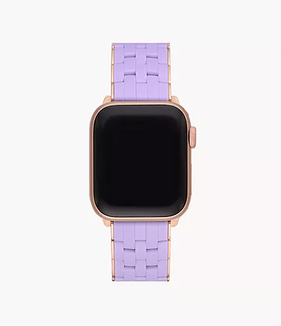 38/40/41mm and 42/44/45/49mm Lavender Silicone Band for Apple WatchÂ®