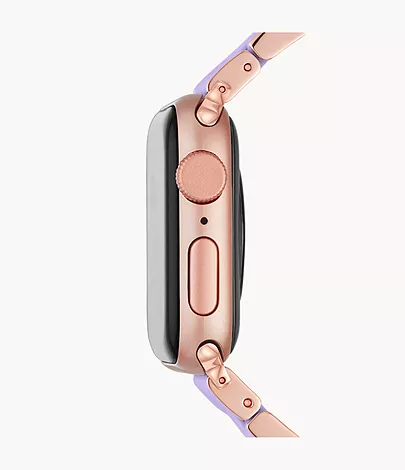 38/40/41mm and 42/44/45/49mm Lavender Silicone Band for Apple WatchÂ®