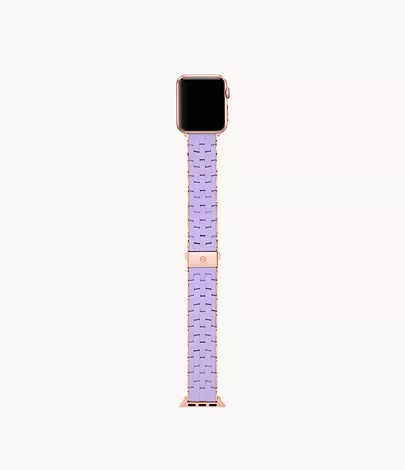 38/40/41mm and 42/44/45/49mm Lavender Silicone Band for Apple WatchÂ®