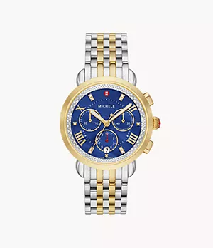 Sport Sail Two-Tone Diamond Stainless Steel Watch