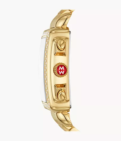 Deco 18k Gold Diamond Watch