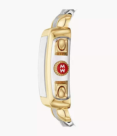 Deco Two-Tone 18K Gold Diamond Dial Watch