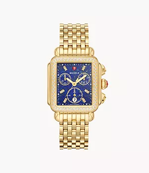 Deco Gold Diamond Stainless Steel Watch
