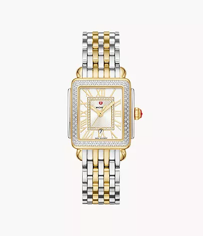 Deco Madison Mid Two-Tone Diamond Watch