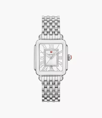 Deco Madison Mid Stainless Steel Diamond Dial Watch