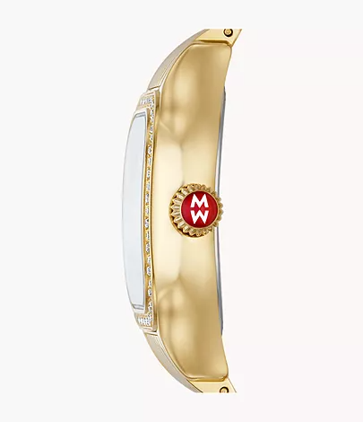 Limited Edition Meggie 18K Gold-Plated Diamond Watch