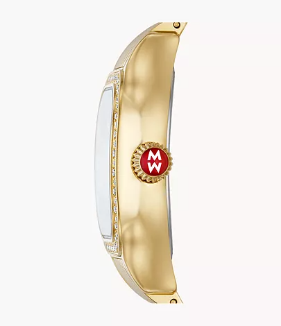 Meggie 18K Gold-Plated Diamond Watch