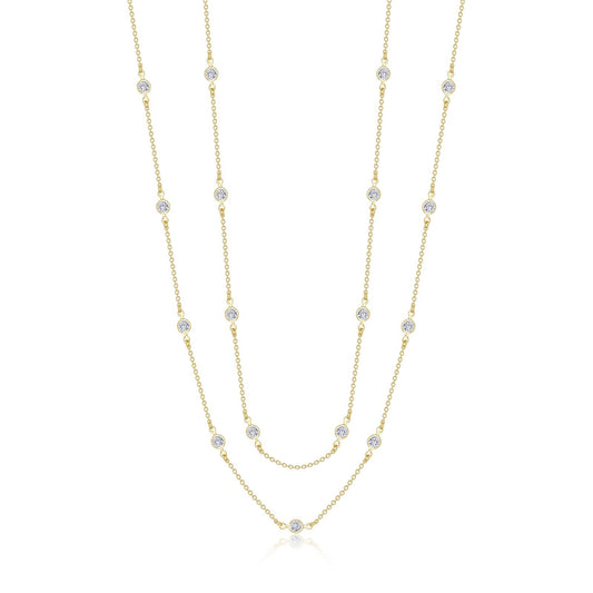 Lafonn Stackables Diamond Necklace N0016CLG36